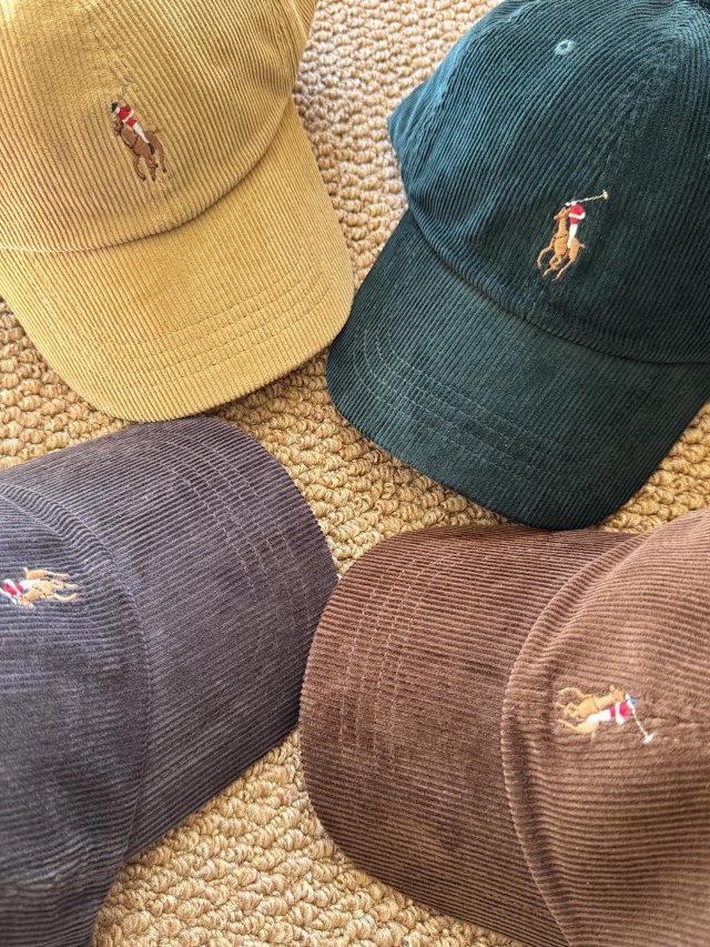 Ralph Lauren Ralph Lauren Green Corduroy Polo Logo Vintage Cap - Buy on Kakobuysheetfind