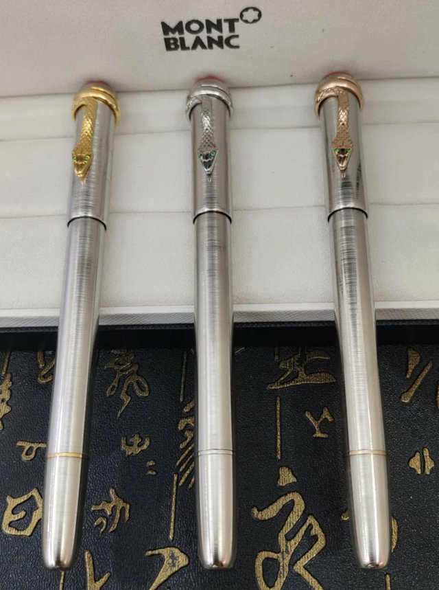 Montblanc Montblanc Silver Snake Pen Stainless Steel Luxury - Buy on Kakobuysheetfind