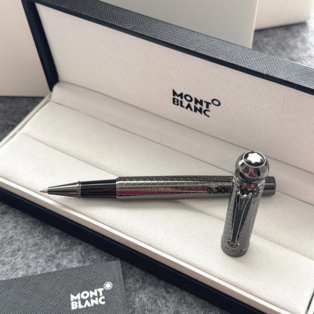 Montblanc Montblanc Classic Silver Metal Pattern Rollerball Pen - Buy on Kakobuysheetfind