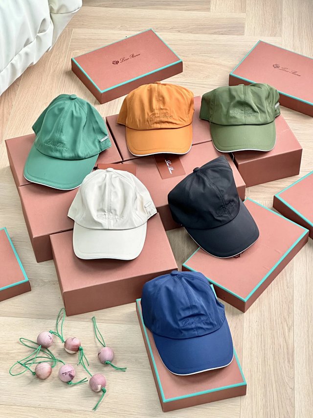  Loro Piana Loro Piana Lago Orange Sun Protection Cap - Buy on Kakobuysheetfind