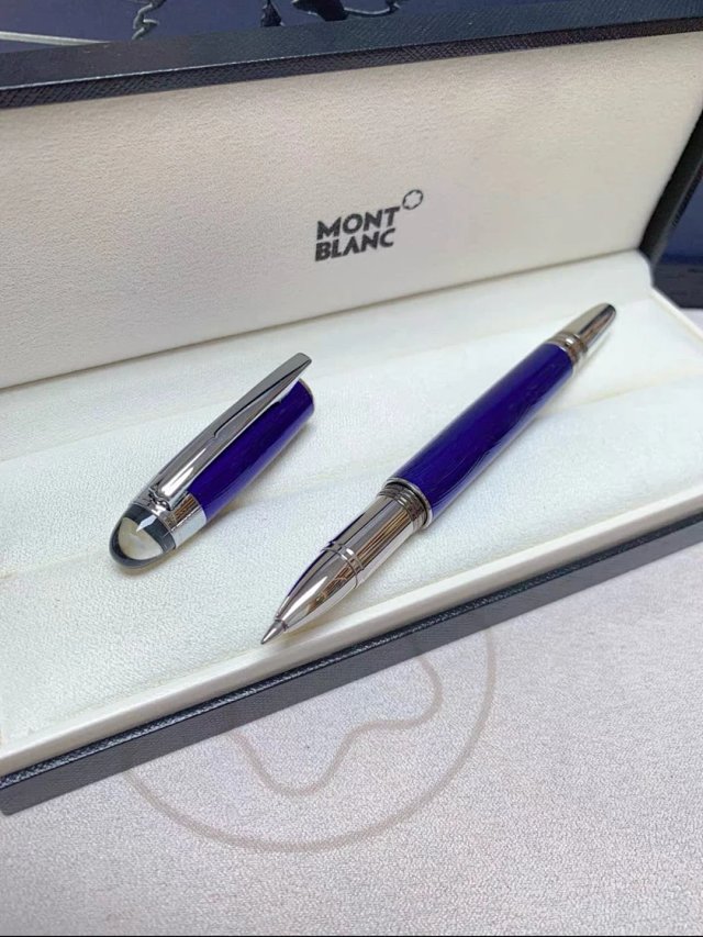 Montblanc Montblanc Prestige Blue Steel Luxury Rollerball Pen - Buy on Kakobuysheetfind