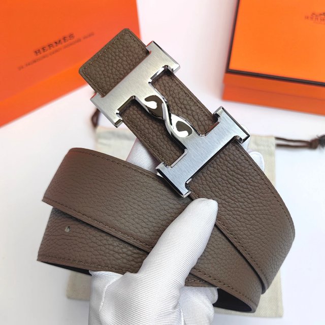 Hermes Hermes Classic Brown Leather Belt for Men - Buy on Mulebuy Sheets