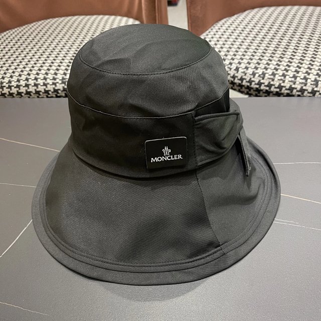 Moncler Moncler Black Waterproof Nylon Bucket Hat Unisex Outdoor - Buy on Kakobuysheetfind
