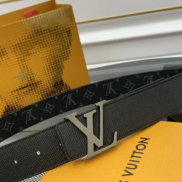 Louis Vuitton Louis Vuitton Black Monogram Leather Men Belt - Buy on Mulebuy Sheets