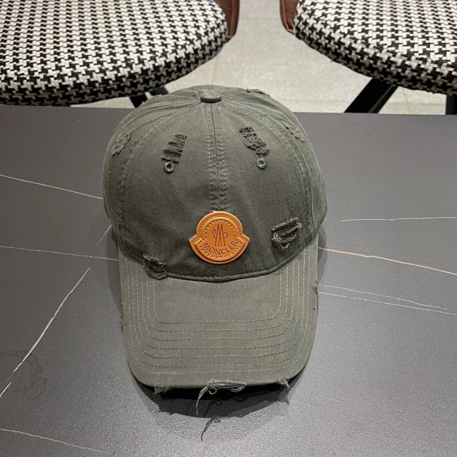 Moncler Moncler Army Green Vintage Distressed Cotton Baseball Cap - Buy on Kakobuysheetfind