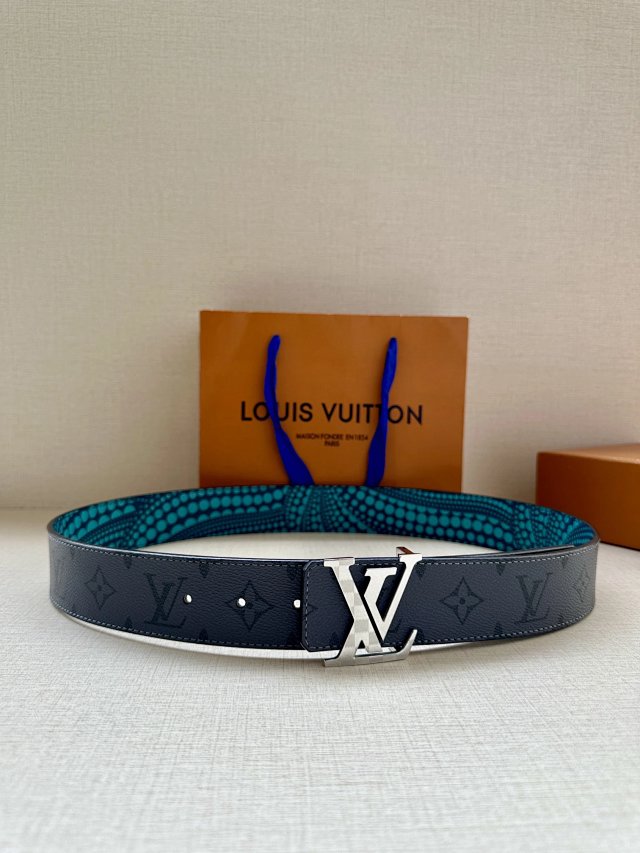 Louis Vuitton Monogram Eclipse Navy Men Belt