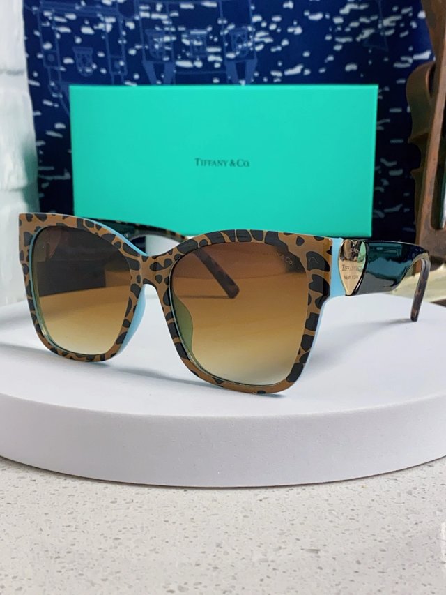 Tiffany Tiffany & Co Leopard Brown Gradient Cat Eye Sunglasses - Buy on Kakobuysheetfind