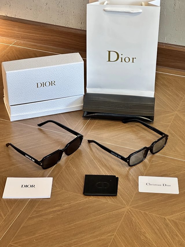 Dior Dior Black Rectangular Sunglasses Unisex Lightweight Acetate Eyewear - Buy on Kakobuysheetfind