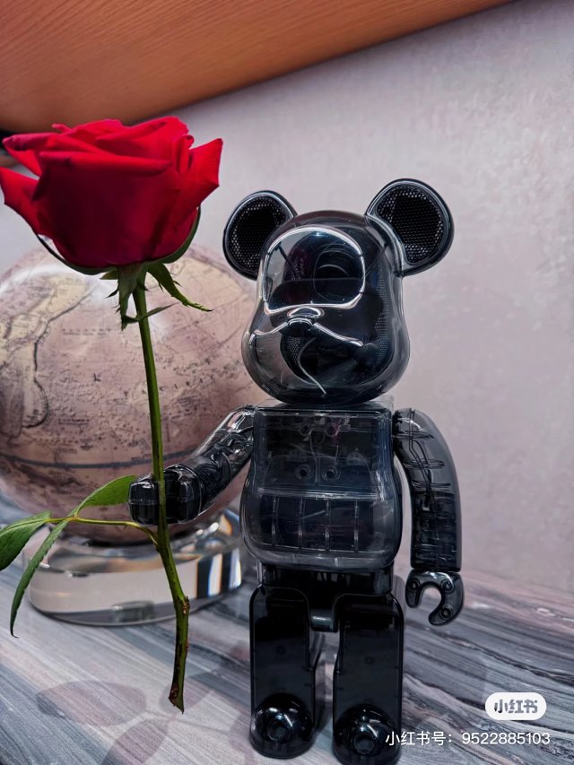  BE@RBRICK BE@RBRICK Electronic Black Transparent Resin Art Toy Decor - Buy on Mulebuy Sheets