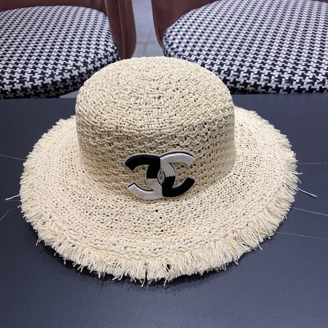 Chanel Chanel Beige Straw Sun Hat Summer Style - Buy on Kakobuysheetfind