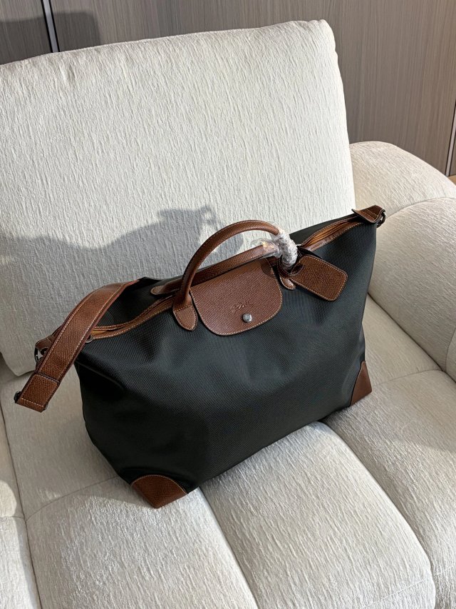 Longchamp Longchamp Le Pliage Black Nylon Leather Travel Bag - Buy on Kakobuysheetfind