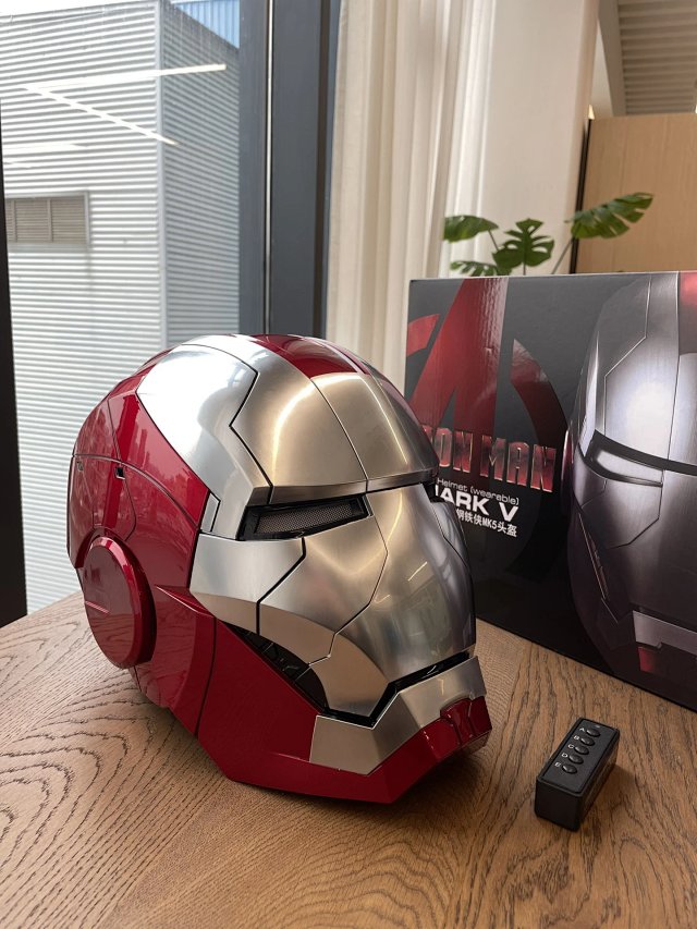 AutoKing ElectronicAutoKing Red Silver Smart Mecha Helmet - Buy on Kakobuysheetfind