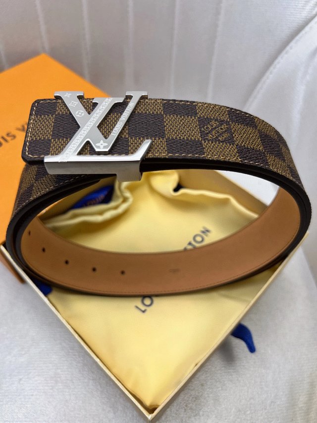 Louis Vuitton Louis Vuitton Damier Ebene Brown Canvas Men Belt - Buy on Mulebuy Sheets