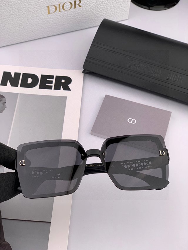 Dior Dior Black Square Hollow Logo Sunglasses - Buy on Kakobuysheetfind