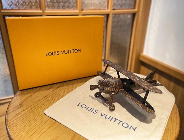 Louis Vuitton Louis Vuitton Monogram Brown Airplane Figurine Decor - Buy on Kakobuysheetfind