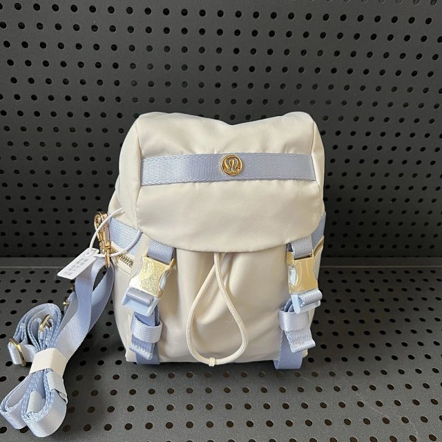 lululemon Lululemon Cream Blue Nylon Mini Backpack - Buy on Kakobuysheetfind