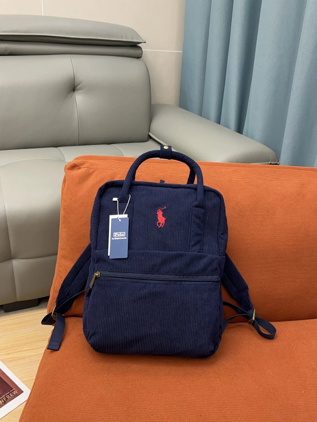 Ralph Lauren Ralph Lauren Vintage Navy Corduroy Unisex Backpack - Buy on Kakobuysheetfind