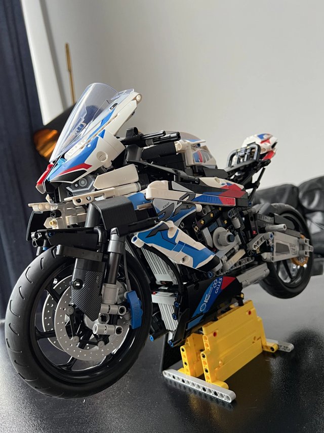 Lego Lego Technic Blue White Racing Motorcycle Model Toy  - Buy on Kakobuysheetfind