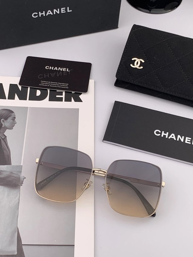 Chanel Chanel Square Gradient Brown Metal Frame Sunglasses - Buy on Kakobuysheetfind