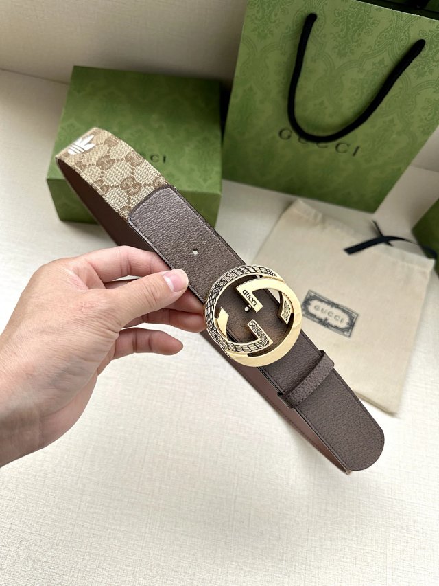 Coach Gucci Brown Leather Reversible GG Buckle Belt - Buy on Kakobuysheetfind