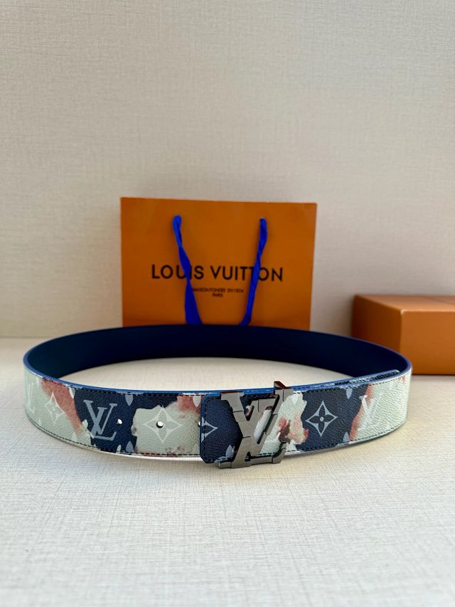 Louis Vuitton Multicolor Monogram Leather Belt