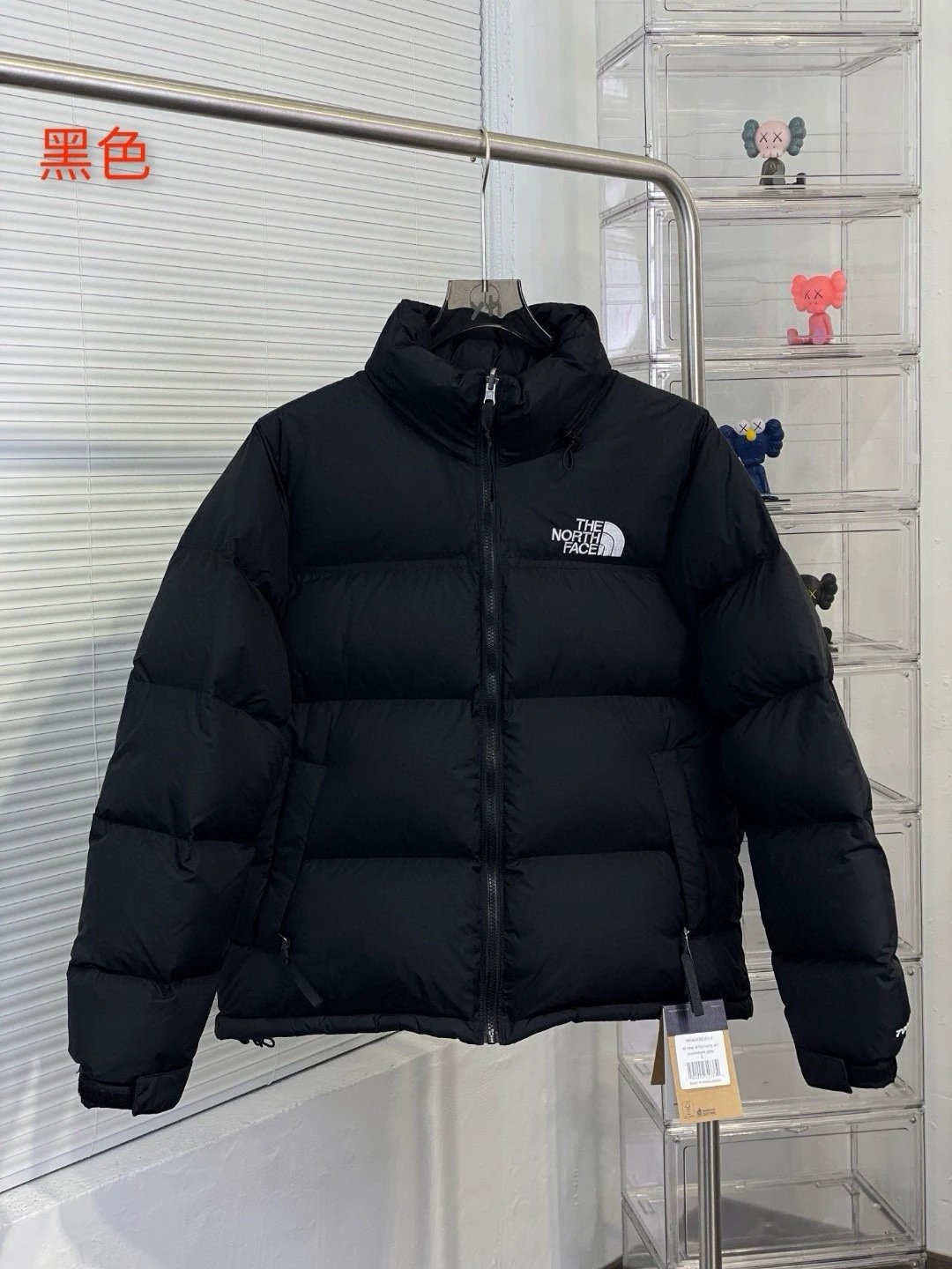 保暖拼色羽绒服男女同款 Meow-8