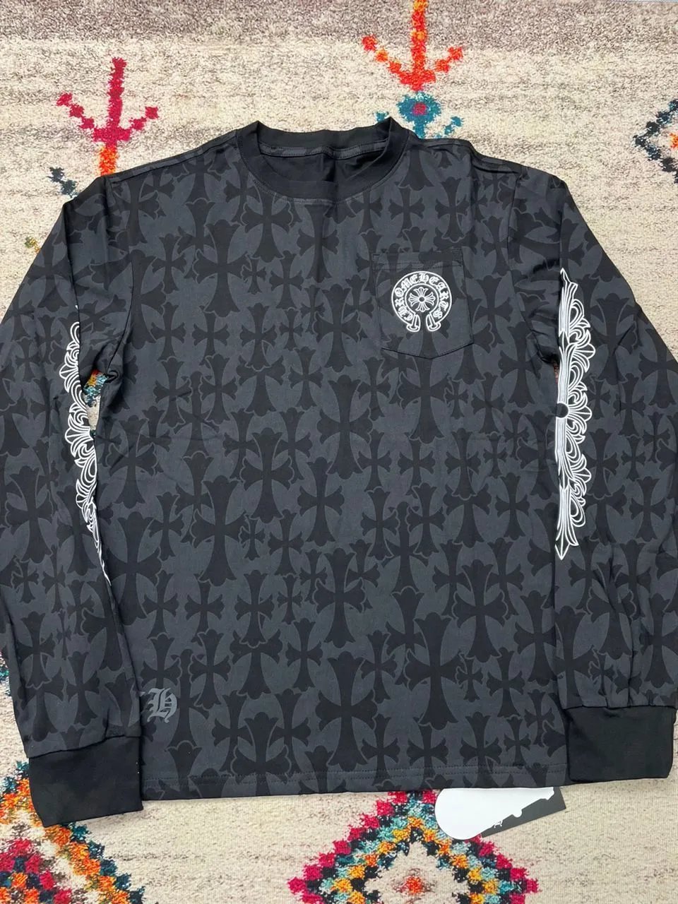 Washed Crew Neck Hoodie photo 3
