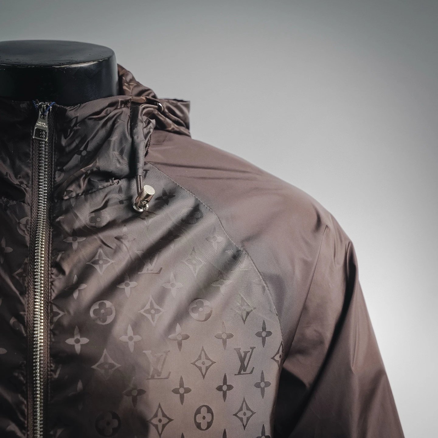Monogram Sleeve Splice Hoodie photo 4