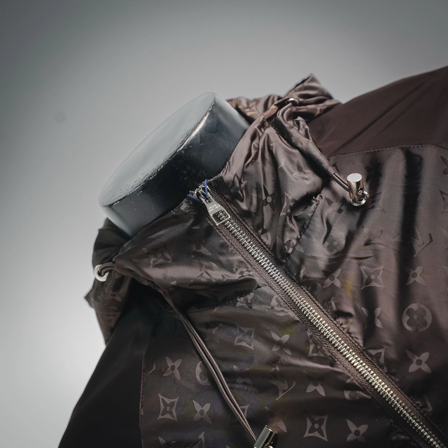 Monogram Sleeve Splice Hoodie photo 3