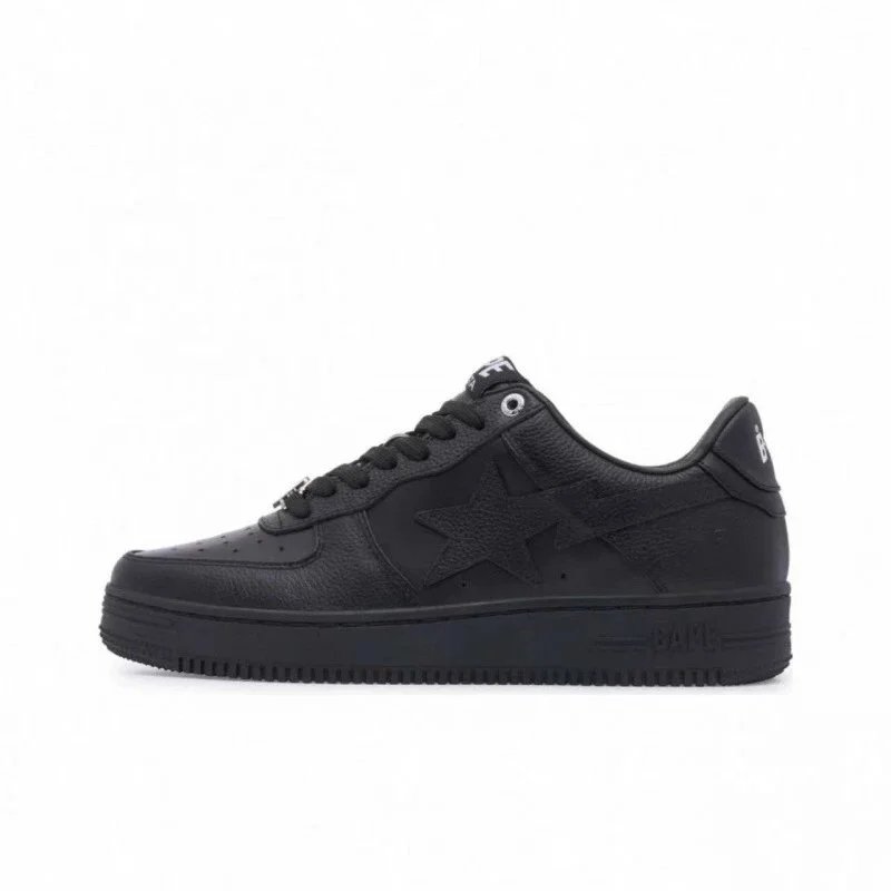 32-Black Pebbled Leather