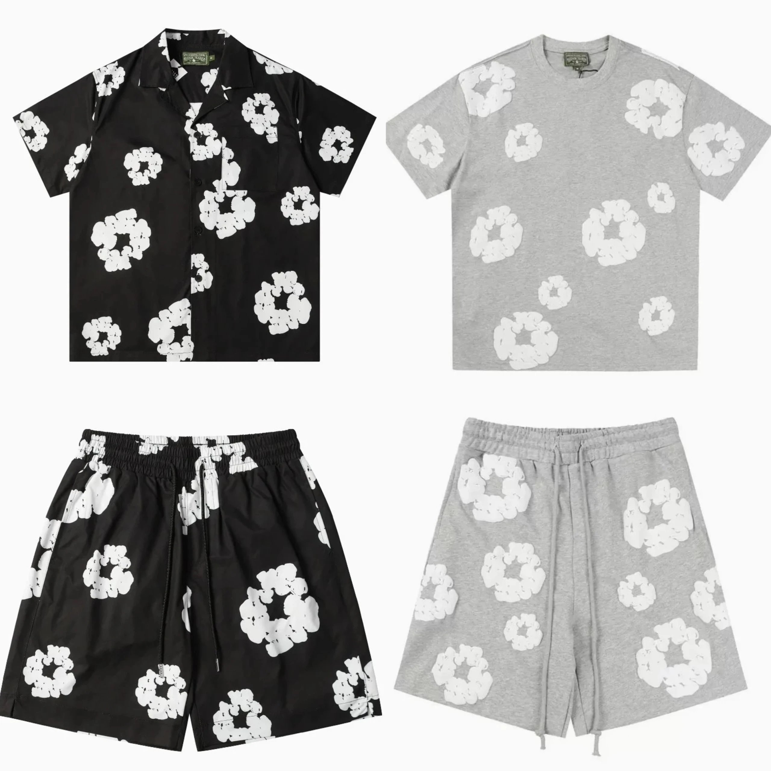 Summer Fashion Vacation Style Short Sleeve Set