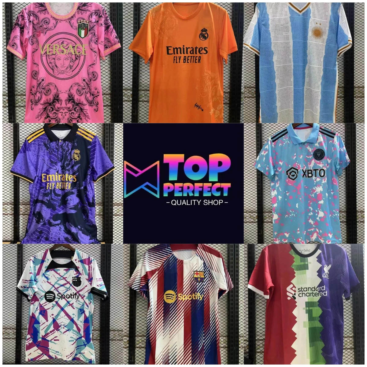 Original Real Madrid Barcelona Manchester City Liverpool Napoli Ajax Italy Jersey Special Edition