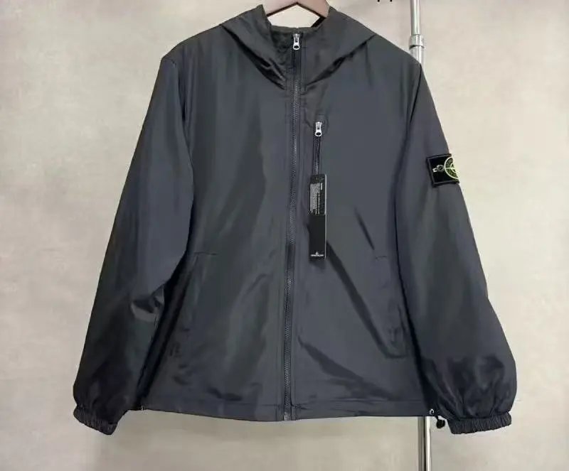 Stone Island Windbreaker Jacket Black