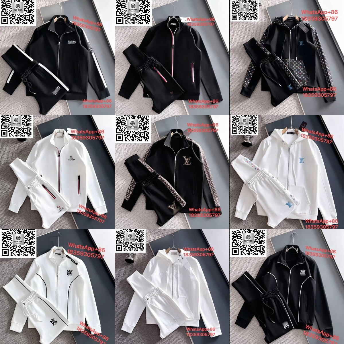 DBD-26 Huachao Multi-Style Hoodie Set Collection WhatsApp+18359305797