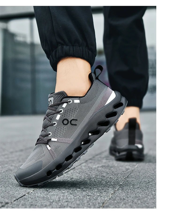 On Cloudmonster White / Black Running Shoes - 27