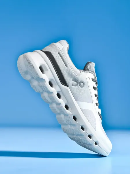 On Cloudmonster White / Black Sneakers Running Shoes - 29