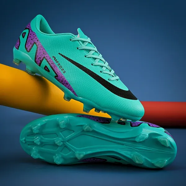 Design Mercurial 2025 Turquoise Speckle Football Cleats Sneakers - 3