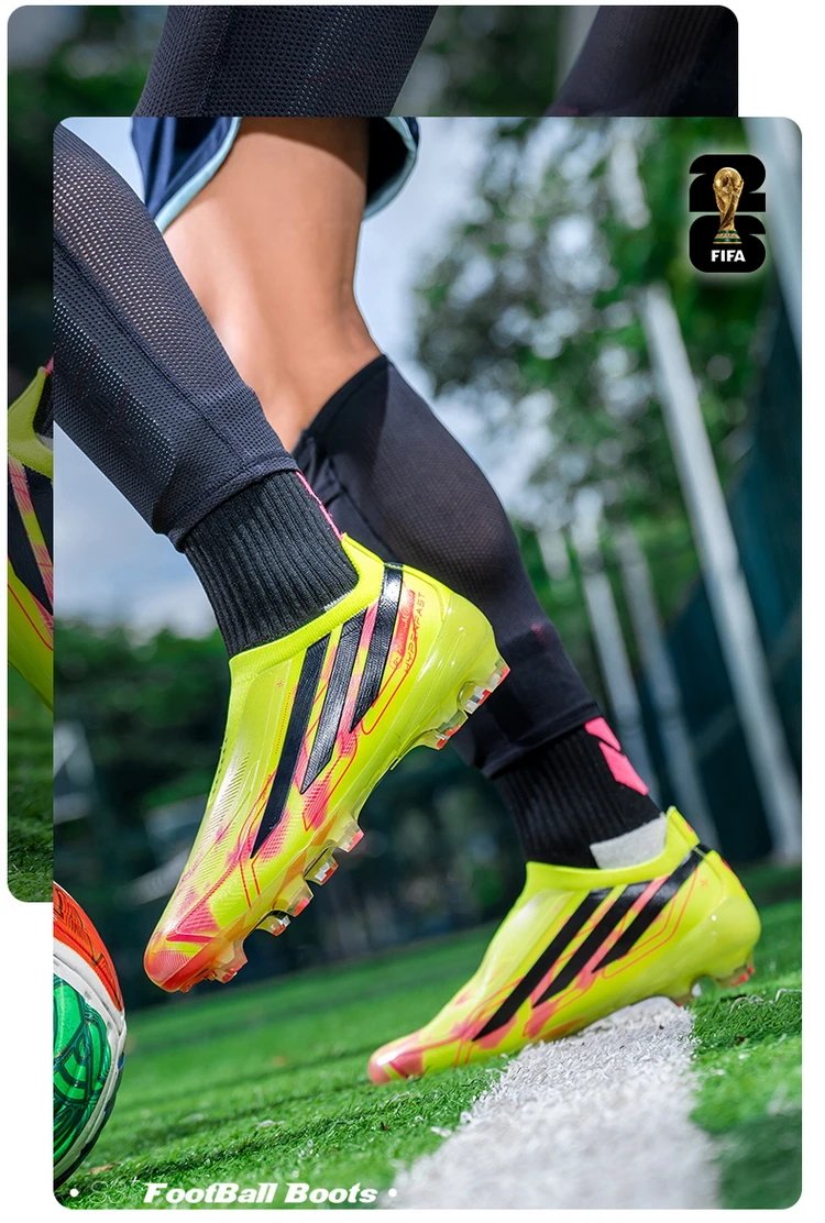 Adidas X Speedportal.1 FG Neon Yellow Pink Black Football Boots Sneakers - 17