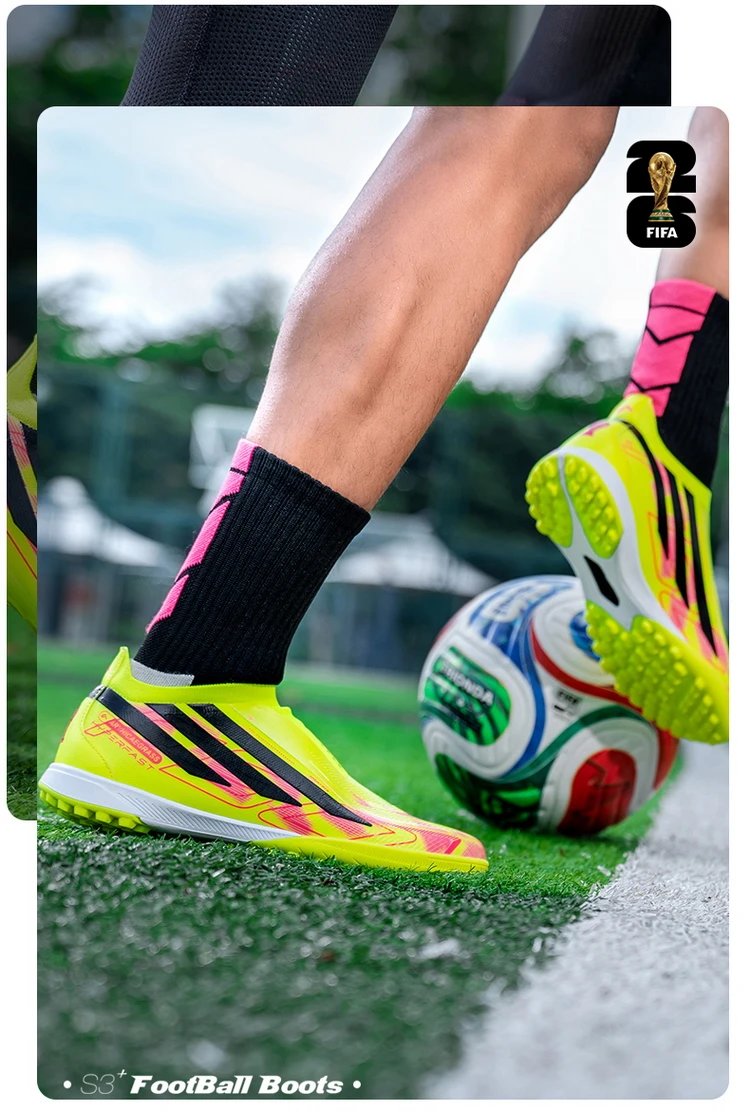 Adidas X Speedportal.1 FG Neon Yellow Pink Black Football Boots Sneakers - 49