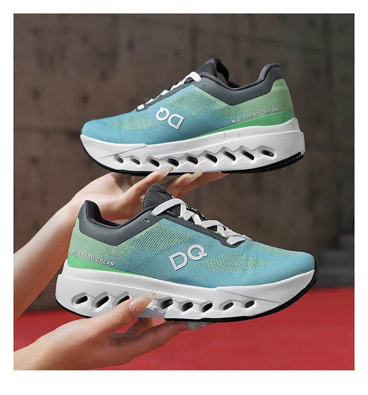 On Running Cloudmonster M.D. Trend Black Green Sneakers Running Shoes - 20