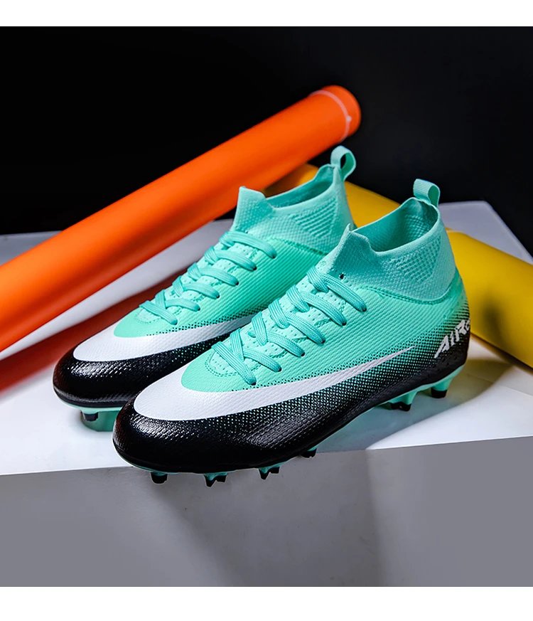 Nike Air Zoom Mercurial Superfly FG Turquoise Black Soccer Cleats Sneakers - 23
