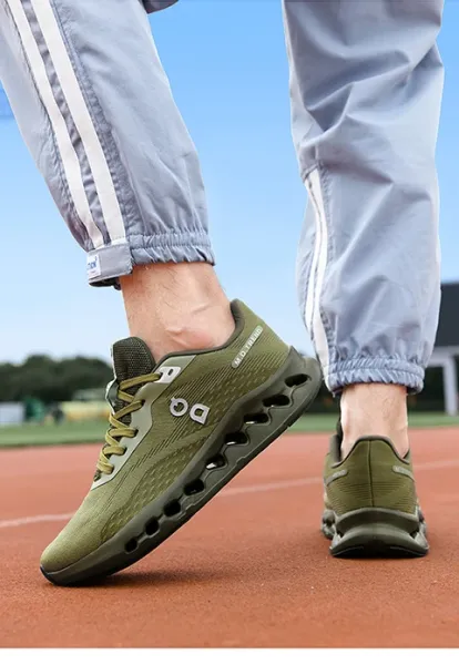 On Cloudmonster Military Green Running Shoes - 24