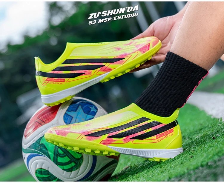 Adidas X Speedportal.1 FG Neon Yellow Pink Black Football Boots Sneakers - 51
