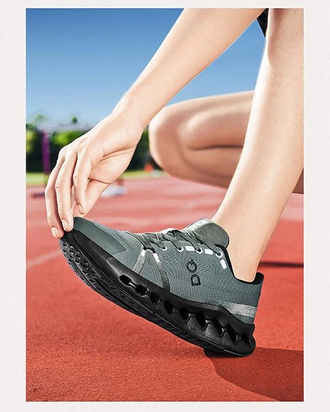 On CloudTrek Light Sage Green Running Shoes - 5
