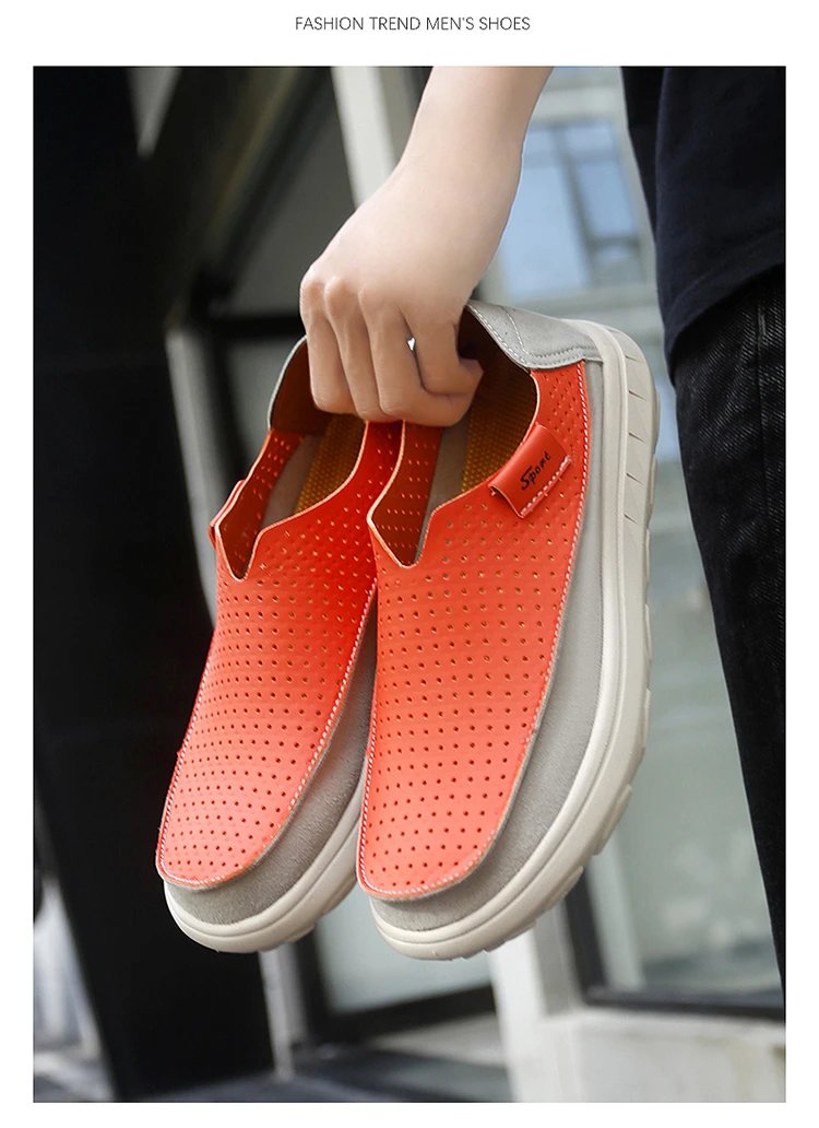 Design Sport Perforated Slip-On White Casual Shoes - 18