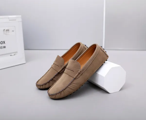 Design Loafer in Sky Blue Suede Casual Shoes - 9
