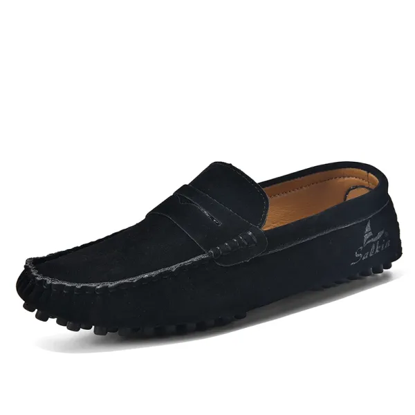 Design Salkin Loafers Pink Suede Casual Shoes Loafers - 8
