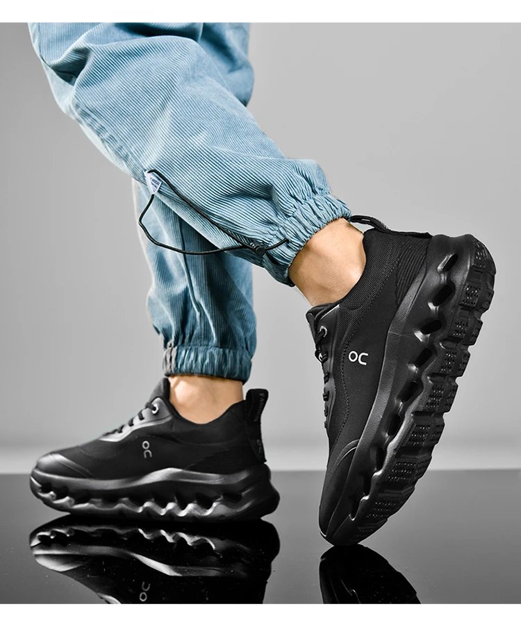 On Running Cloudmonster Black Sneakers Running Shoes - 19