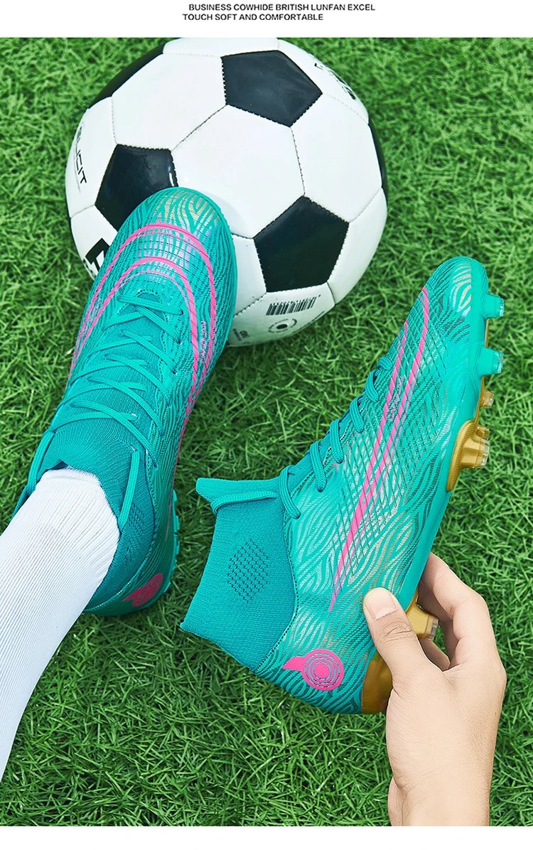 Nike Mercurial Superfly TF Turquoise Pink Soccer Cleats Sneakers - 19
