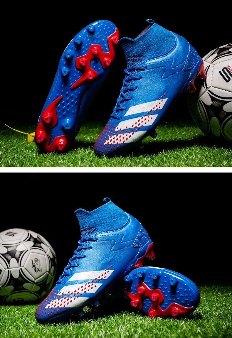 Adidas X Ghosted Turf Soccer Cleats Red and Blue Sneakers - 33